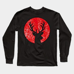 Red deer logo Long Sleeve T-Shirt